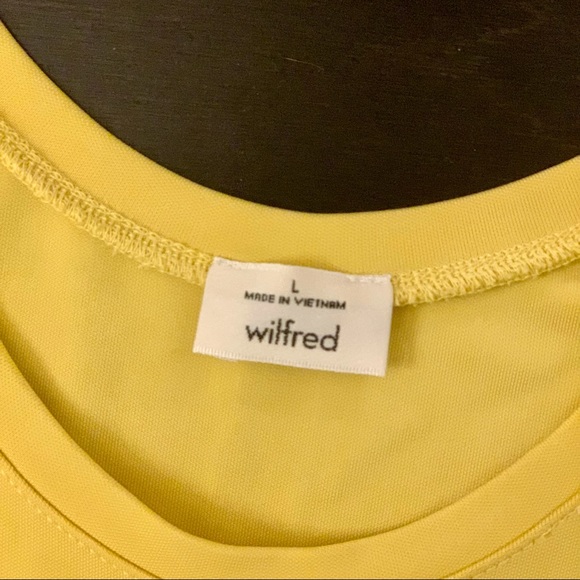 WILFRED for ARITZIA sash tie stretch fabric top - Picture 4 of 5